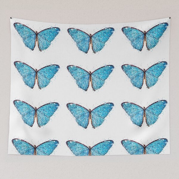 Item preview, Turquoise Blue Butterfly designed and sold by newburyboutique.