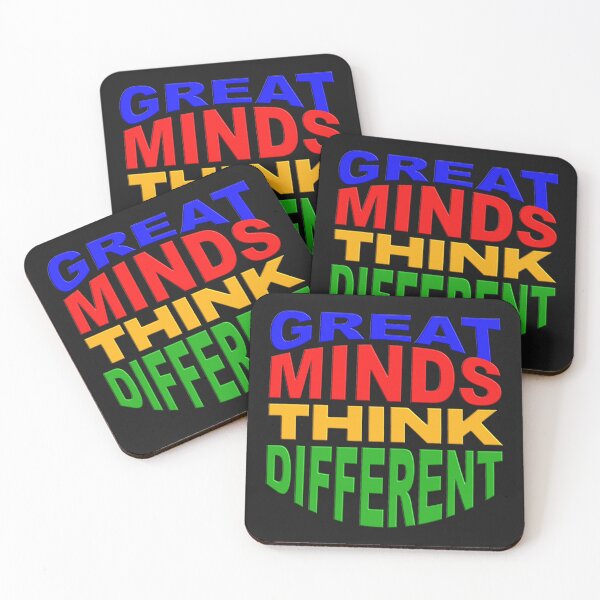 Item preview, Great Minds Think Different - Great motivational quote. designed and sold by Ralek.