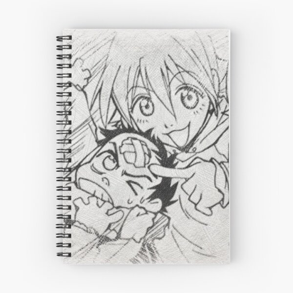 Item preview, FLCL Haruko and Naota manga designed and sold by Sci-mpli.
