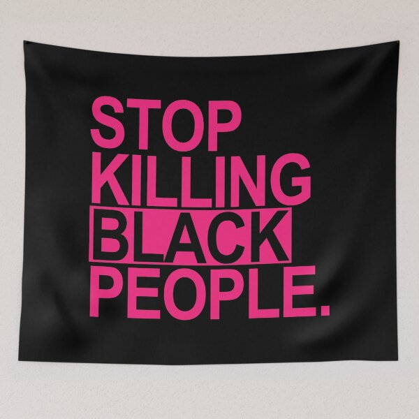Item preview, Stop killing Black People (hot pink 1) designed and sold by Thelittlelord.