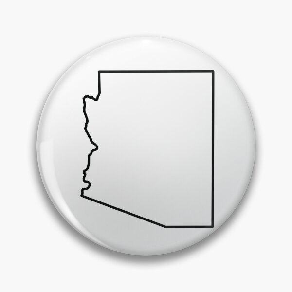 Item preview, arizona state white with black outline designed and sold by prismatic paper co.