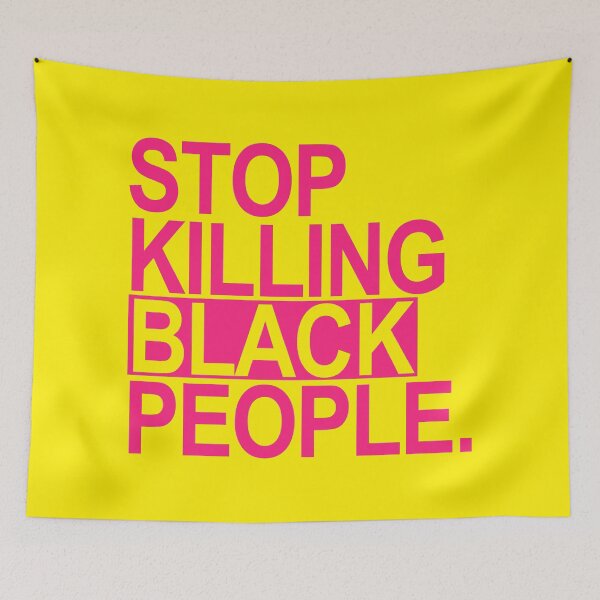Item preview, Stop killing Black People (hot pink 2) designed and sold by Thelittlelord.