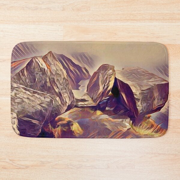 Item preview, Exmoor national parks abstract valley of the rocks  designed and sold by TrippyEarth.