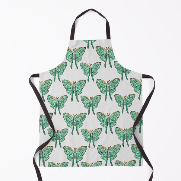 Item preview, Luna Moth Butterfly Mint and Gold designed and sold by Julie Erin Designs.