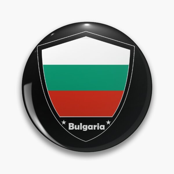 Item preview, Bulgaria Flag Badge designed and sold by Gina-Driada.