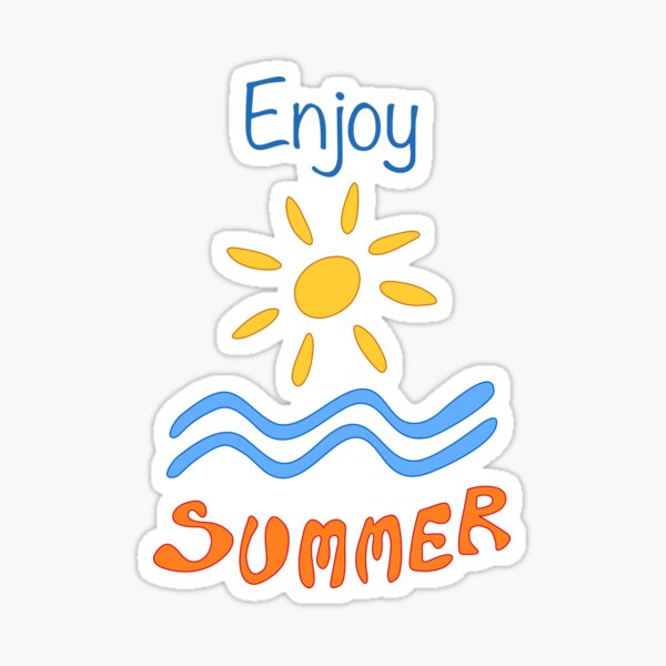 Enjoy Summer Sticker