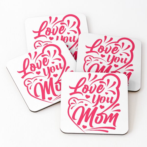 Item preview, Love you MOM, you are the best - Red designed and sold by Schuva.
