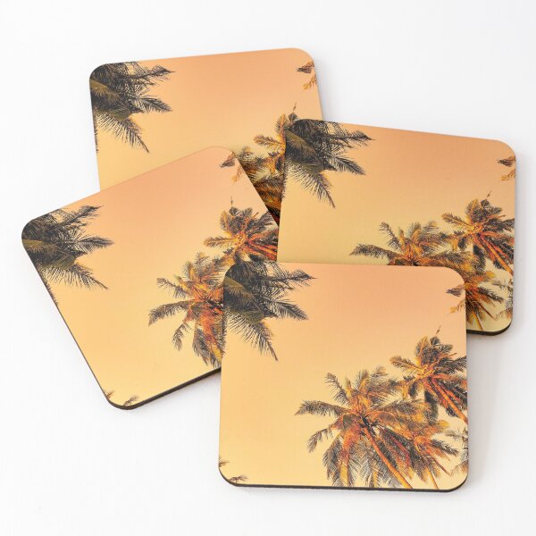 Item preview, Golden Sunset Palm Trees designed and sold by newburyboutique.