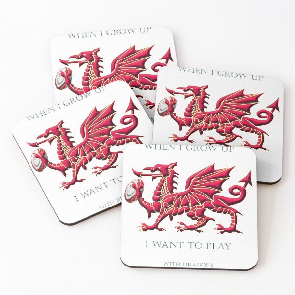 Item preview, When I Grow Up Welsh Dragon Rugby designed and sold by spotz.