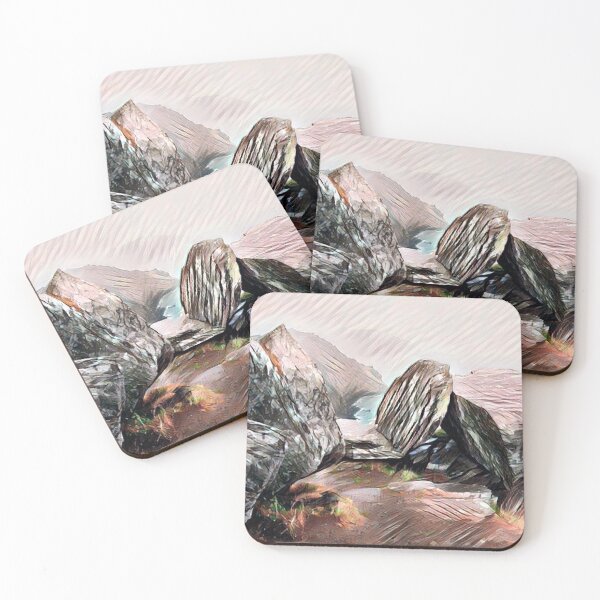 Item preview, Exmoor national parks abstract  designed and sold by TrippyEarth.