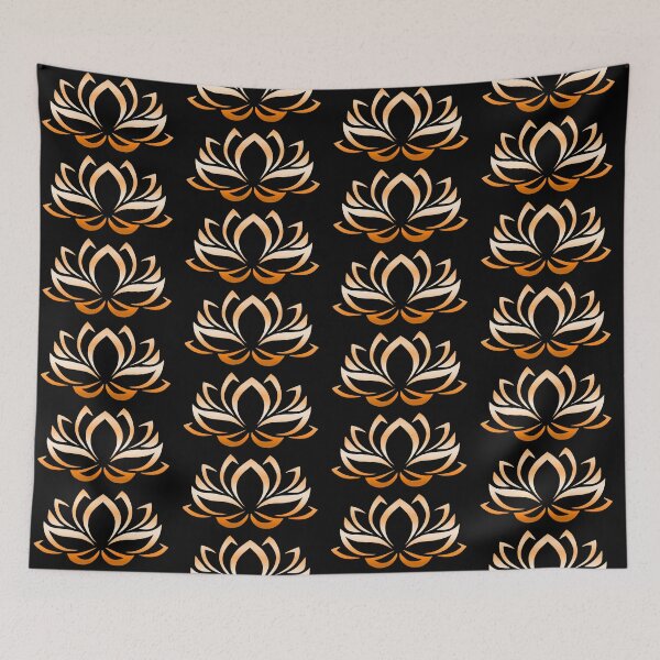 Artikelvorschau, Sanfte "Pocket" Lotusblume in Metallic Orange entworfen und verkauft von RosieSunflower.
