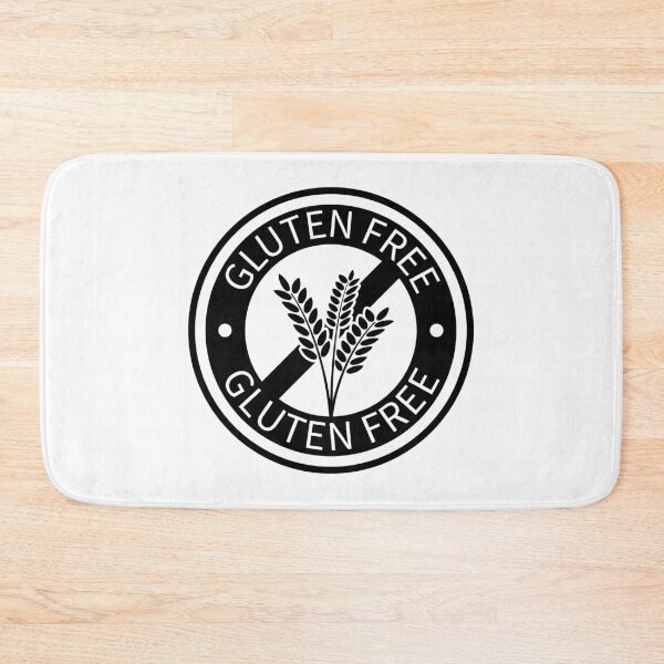 Item preview, Black gluten free circle logo designed and sold by GlutenFreeTee.