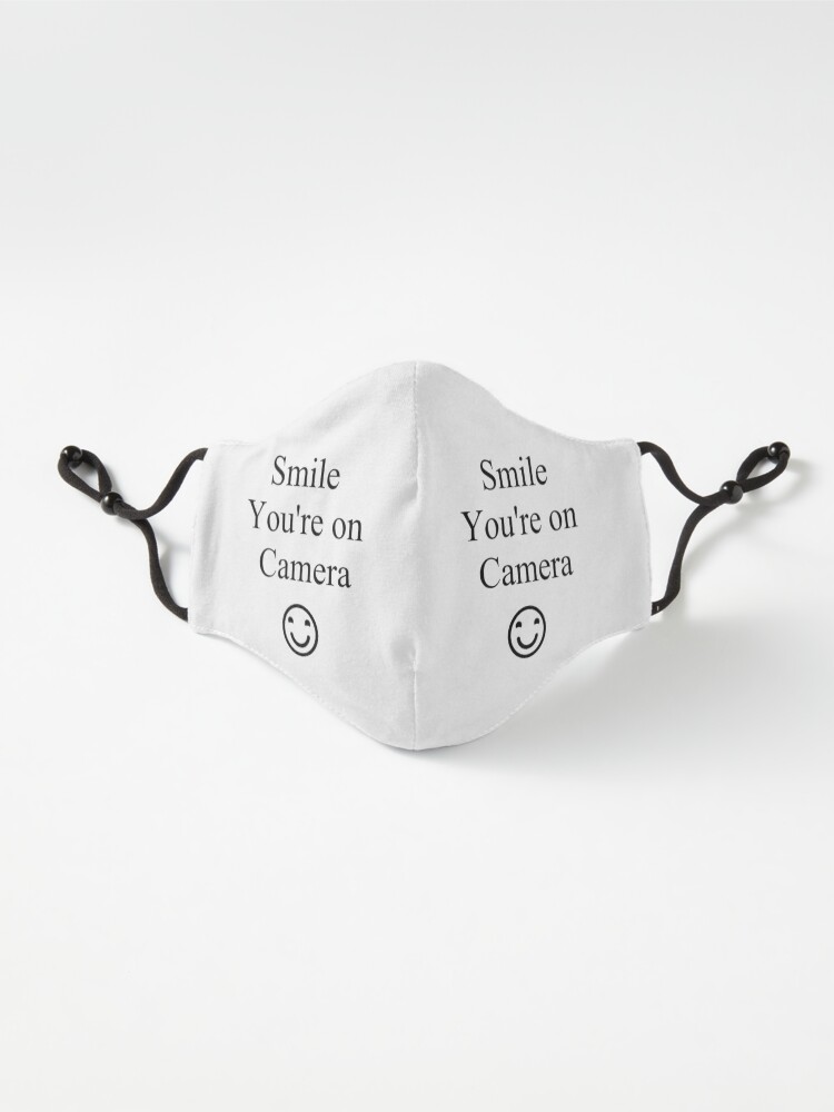 Alternate view of Smile You're on Camera Sign Mask