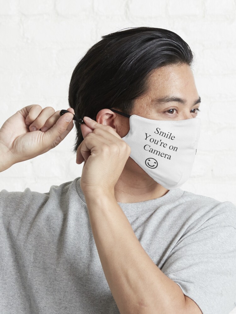 Alternate view of Smile You're on Camera Sign Mask