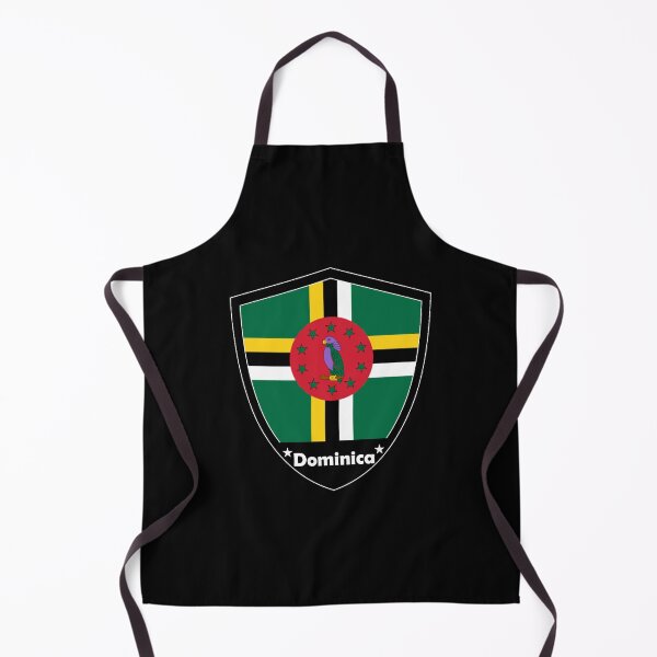 Item preview, Dominica Flag Badge designed and sold by Gina-Driada.