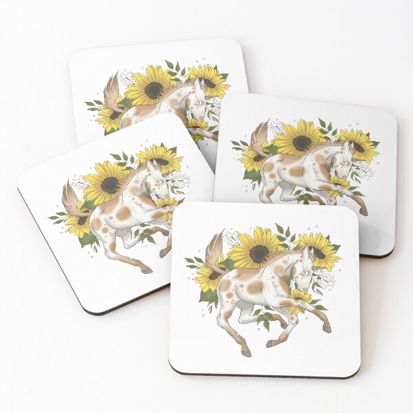 Item preview, Sunflower unicorn horse art designed and sold by Tayastore.