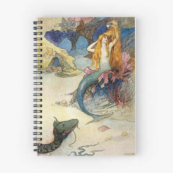 Item preview, “The Mermaid” by Warwick Goble designed and sold by PatricianneK.