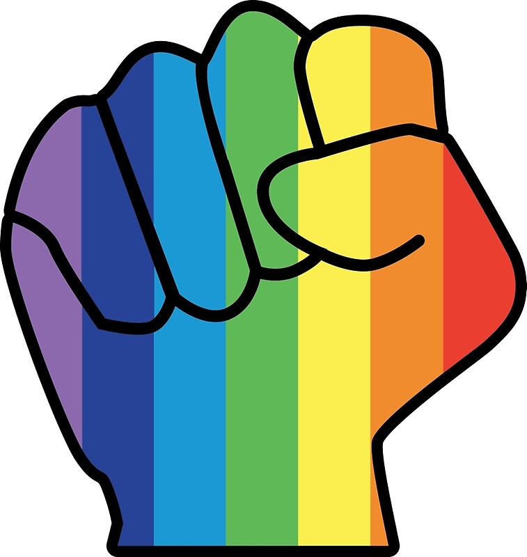 Gay Pride Fist: Posters | Redbubble