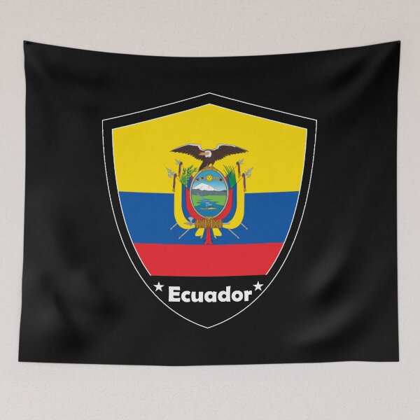 Item preview, Ecuador Flag Badge designed and sold by Gina-Driada.