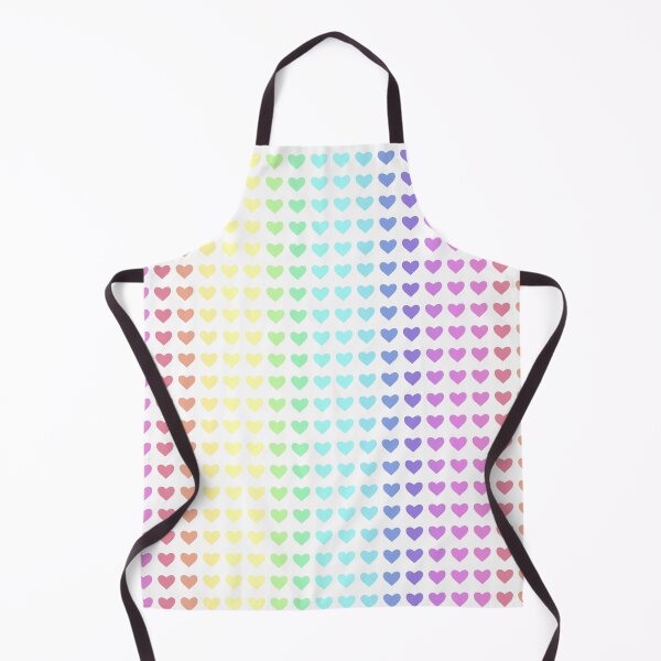 Item preview, Muted Pale Rainbow Heart Seamless Pattern designed and sold by Kaleiope Studio.