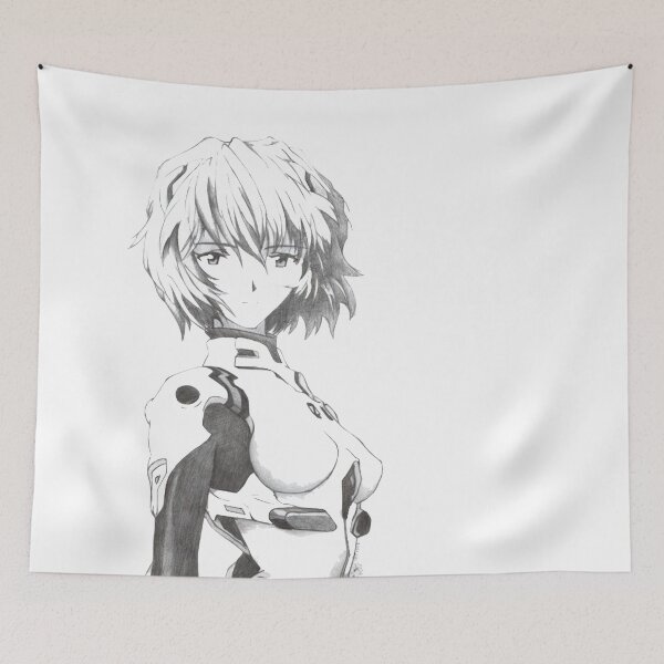 Item preview, Rei Ayanami Evangelion Sketch designed and sold by is this trash?.
