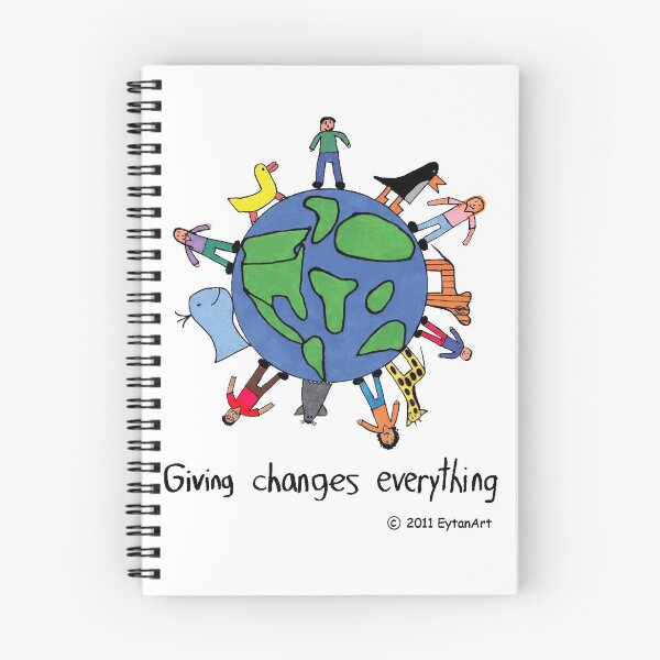 Item preview, World - Giving changes everything designed and sold by EytanArt.
