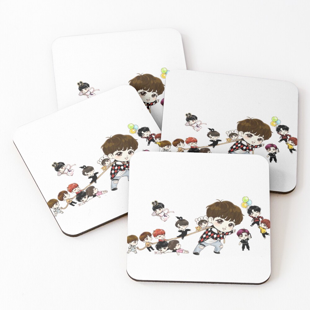 Item preview, Coasters (Set of 4) designed and sold by BTS-Merchandise.
