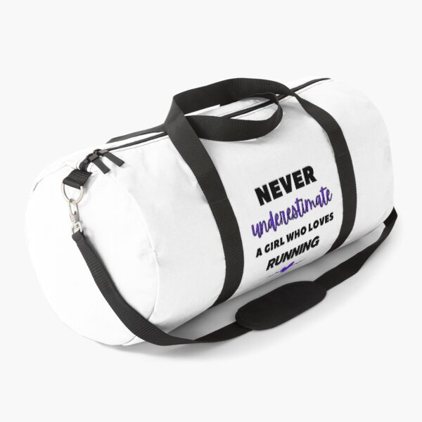 Item preview, Never underestimate a girl who loves running designed and sold by TheGreenGoat.