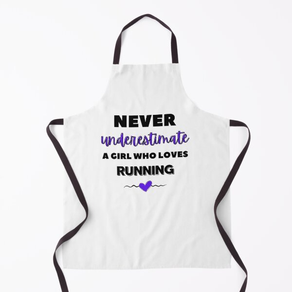 Item preview, Never underestimate a girl who loves running designed and sold by TheGreenGoat.