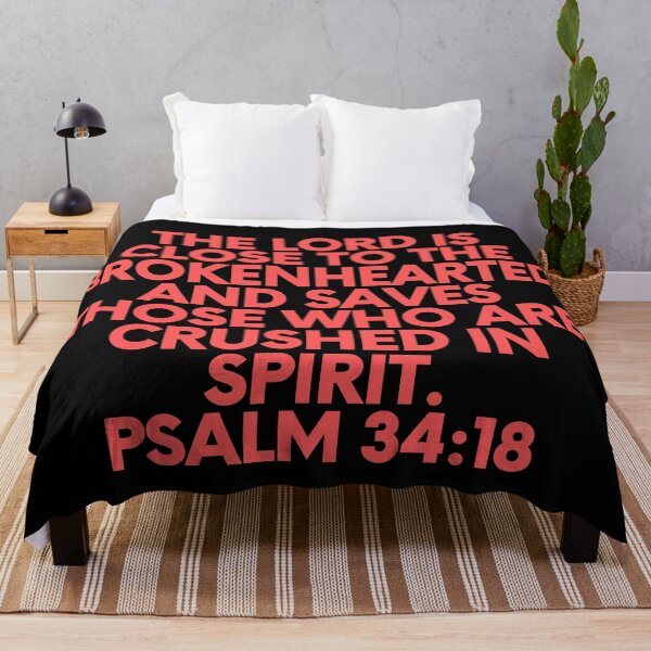 Item preview, Bible Verse Psalm 34:18 designed and sold by Prayingwarrior.