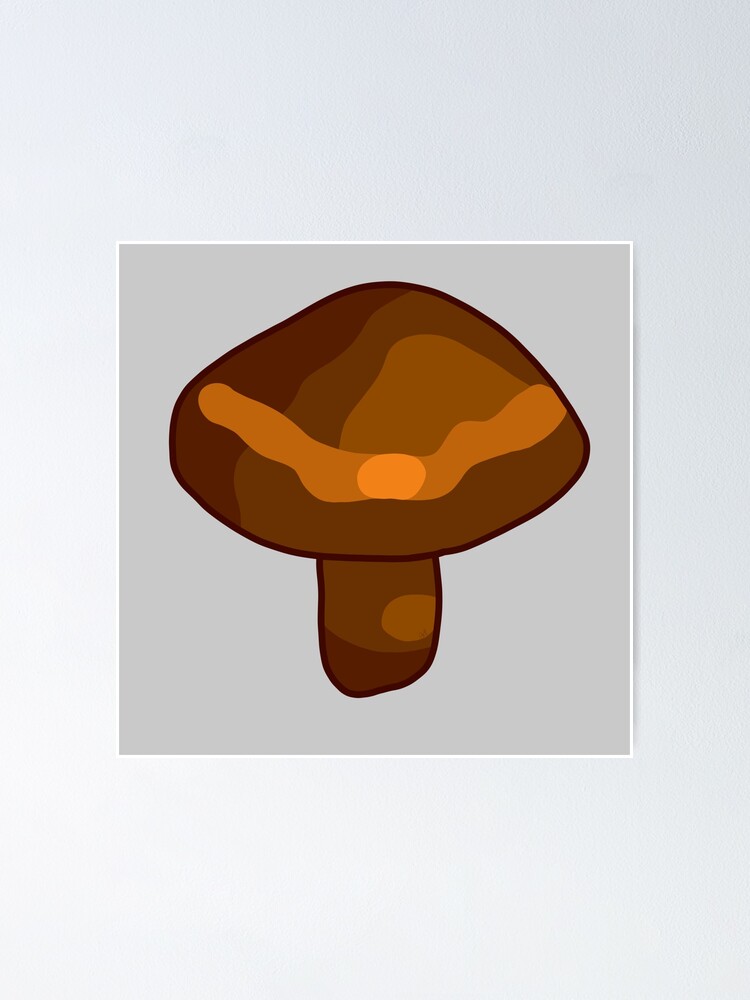"Stardew Valley Common Mushroom" Poster by sarahvanh Redbubble