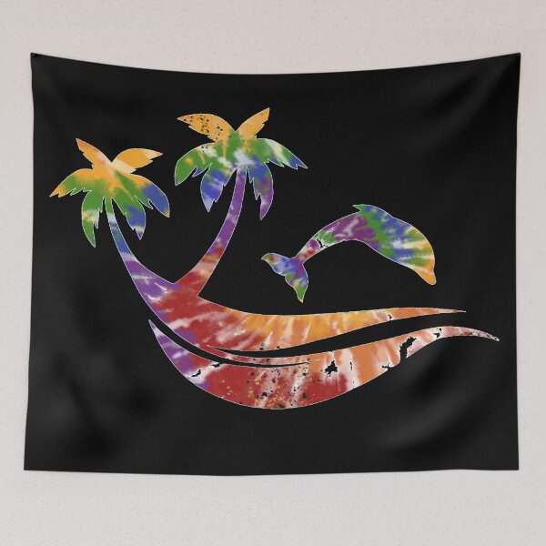 Item preview, Tye Dye Dolphin Colorful Sea Animal designed and sold by Gordon Nelson.