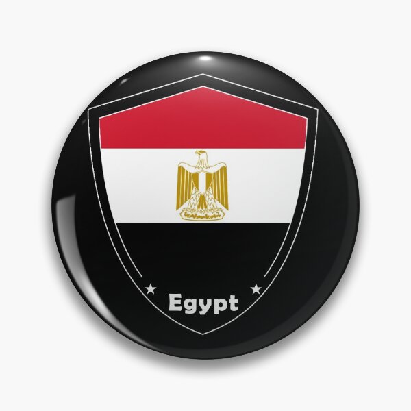 Artikelvorschau, Ägypten Flaggenabzeichen entworfen und verkauft von Gina-Driada.