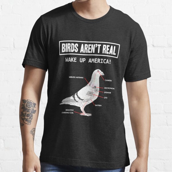 Birds Aren't Real Make Up America Essential T-Shirt