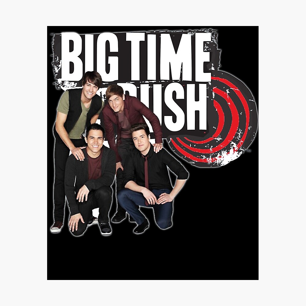 Big Time Rush Logo And Members Poster For Sale By Lynzihayvin55 Redbubble