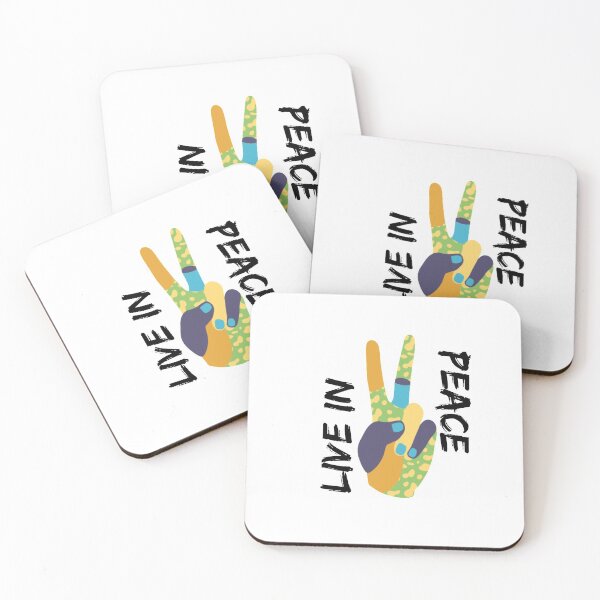 Item preview, live in peace designed and sold by 987MC.