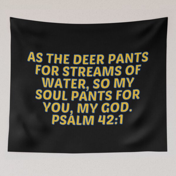 Item preview, Bible Verse Psalm 42:1 designed and sold by Prayingwarrior.