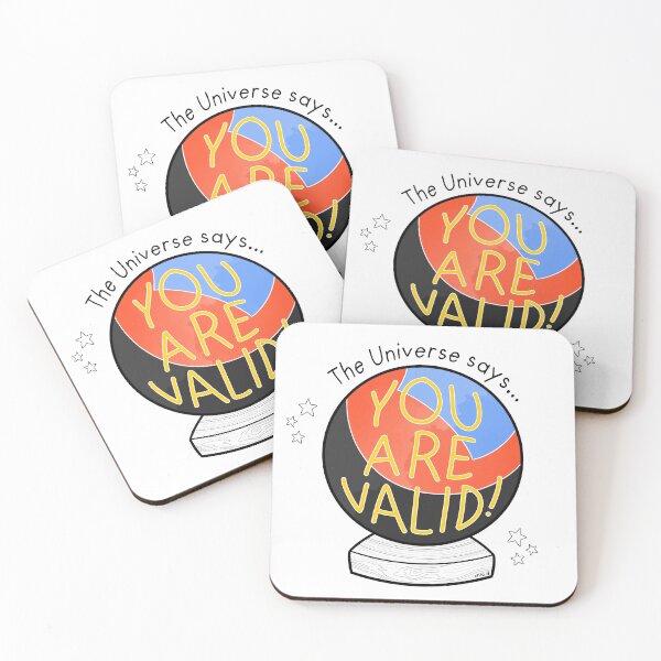 Item preview, Polyamory flag crystal ball - The Universe says... You are valid! designed and sold by Chiara Filincieri.