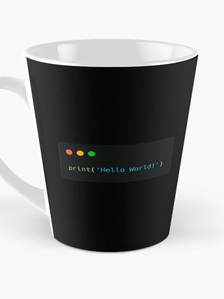 Thumbnail 3 of 4, Coffee Mug, Python Hello World designed and sold by Create-.