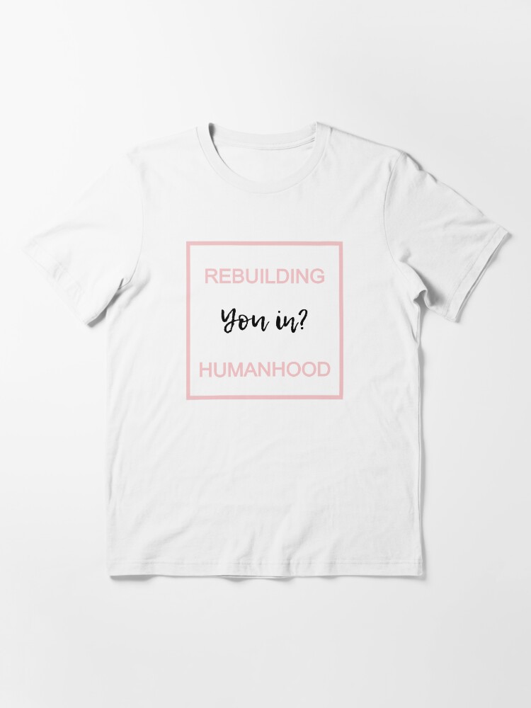 Alternate view of Humanhood & The Collective Essential T-Shirt
