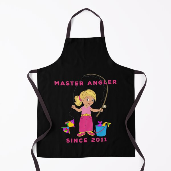 Item preview, Master Angler Since 2011 Girl With a Fish designed and sold by KeysTreasures.