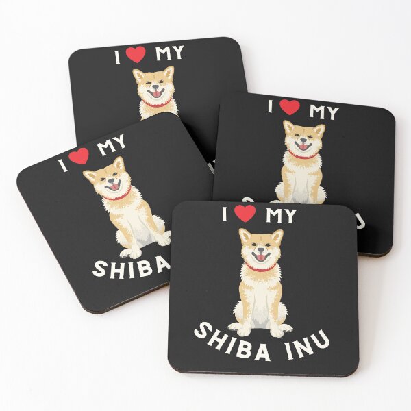 Item preview, i love my shiba inu  designed and sold by Teepety Shop.