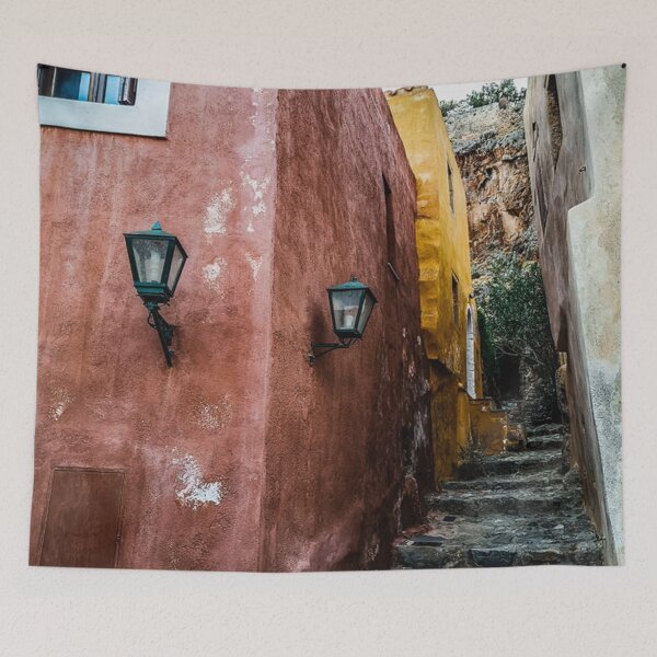 Item preview, Retro Houses in Monemvasia designed and sold by GRKiT.