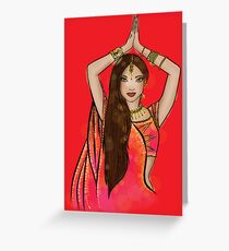Bollywood Boogie Greeting Card