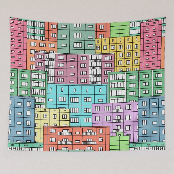 Item preview, COLOR CITY PATTERN designed and sold by Valeria Agibalova.