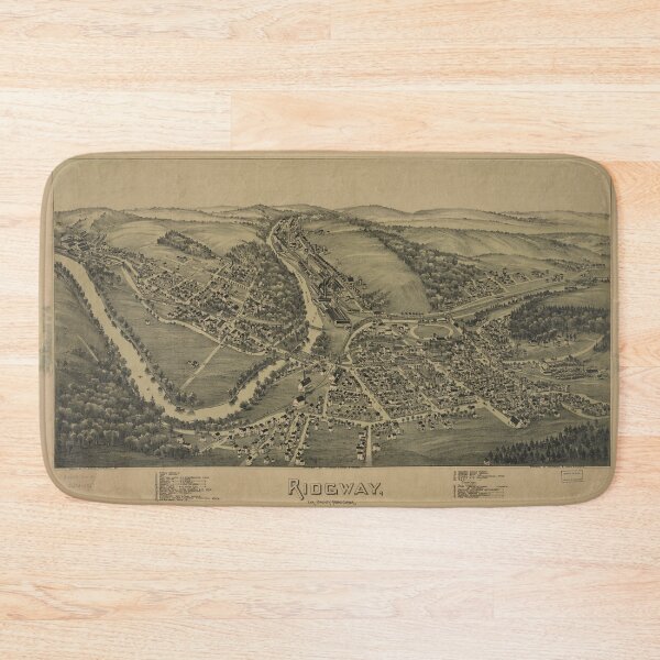 Item preview, Ridgway, Elk County, Pennsylvania (1895) designed and sold by allhistory.