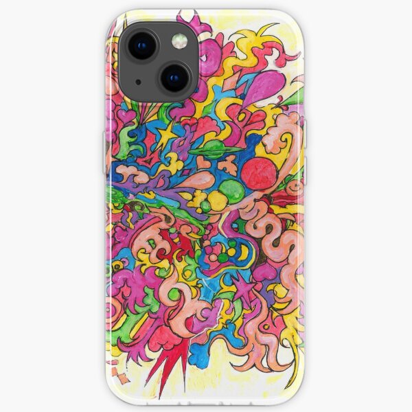 psychedelic Explosion iPhone Soft Case