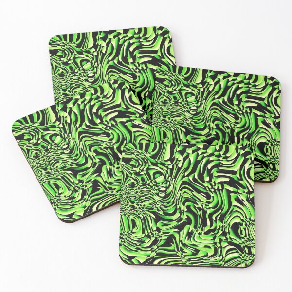 Item preview, Wavy Abstract 270321 - 01 Green designed and sold by Artberry.