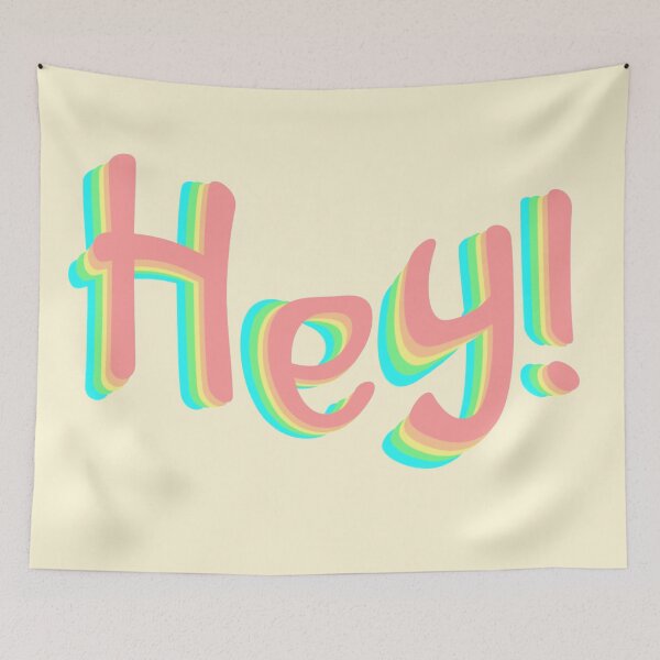 Item preview, Cool colourful hey! sticker designed and sold by Holly-Pops.