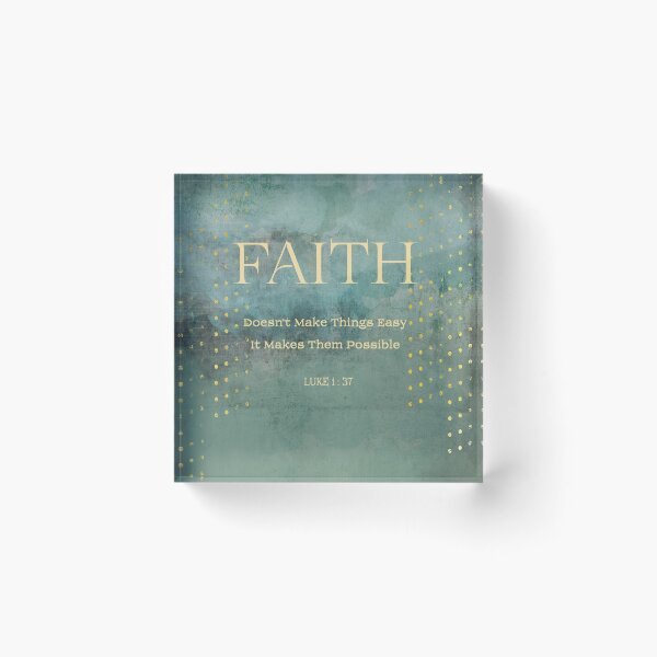 Item preview, Bible verse faith green designed and sold by Pinkapple1009.